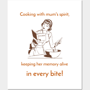 Cooking with Mum Posters and Art